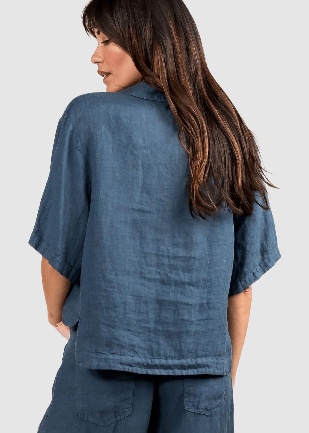 LIV Linen Shirt Vintage Grey