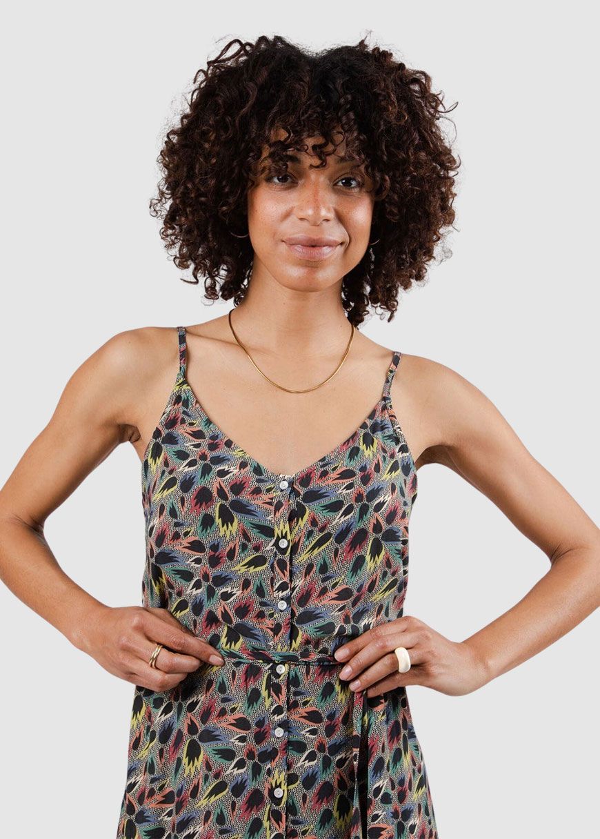 Flames Strap Dress