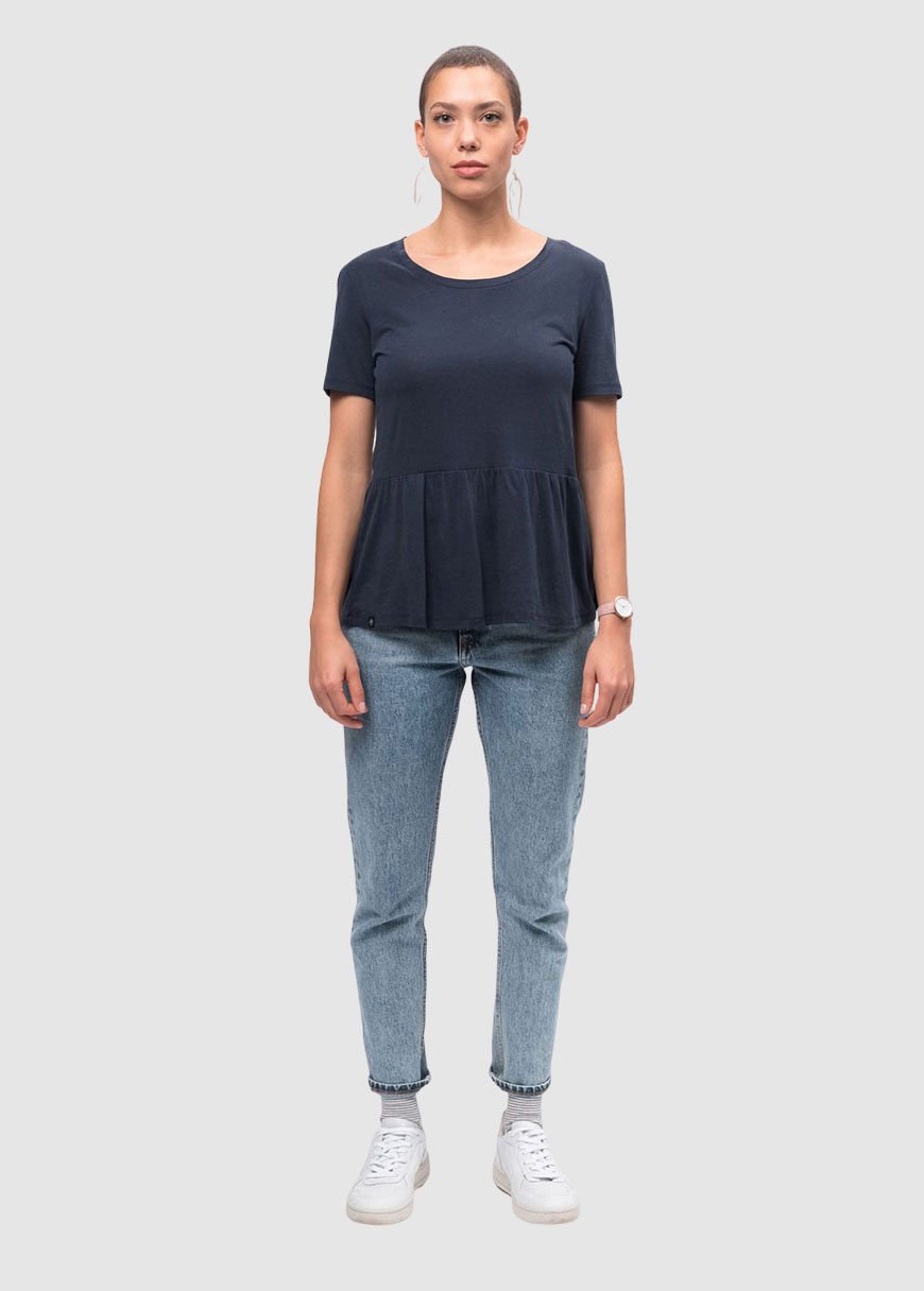 Tencel Peplum T-Shirt Tencel Peplum T-Shirt