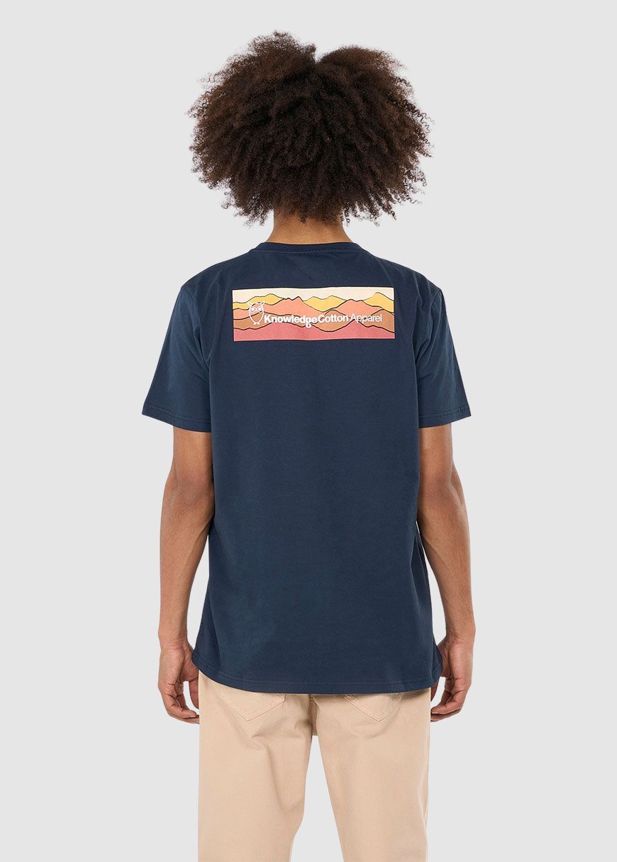 Regular Trademark Mountain Back Printed T-Shirt