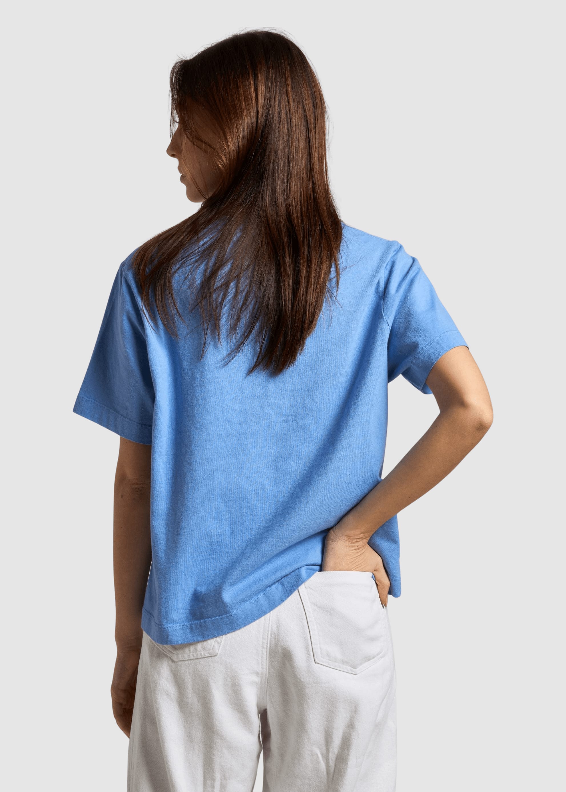Women’s Essential Sunwashed T-Shirt Ultramarine Blue