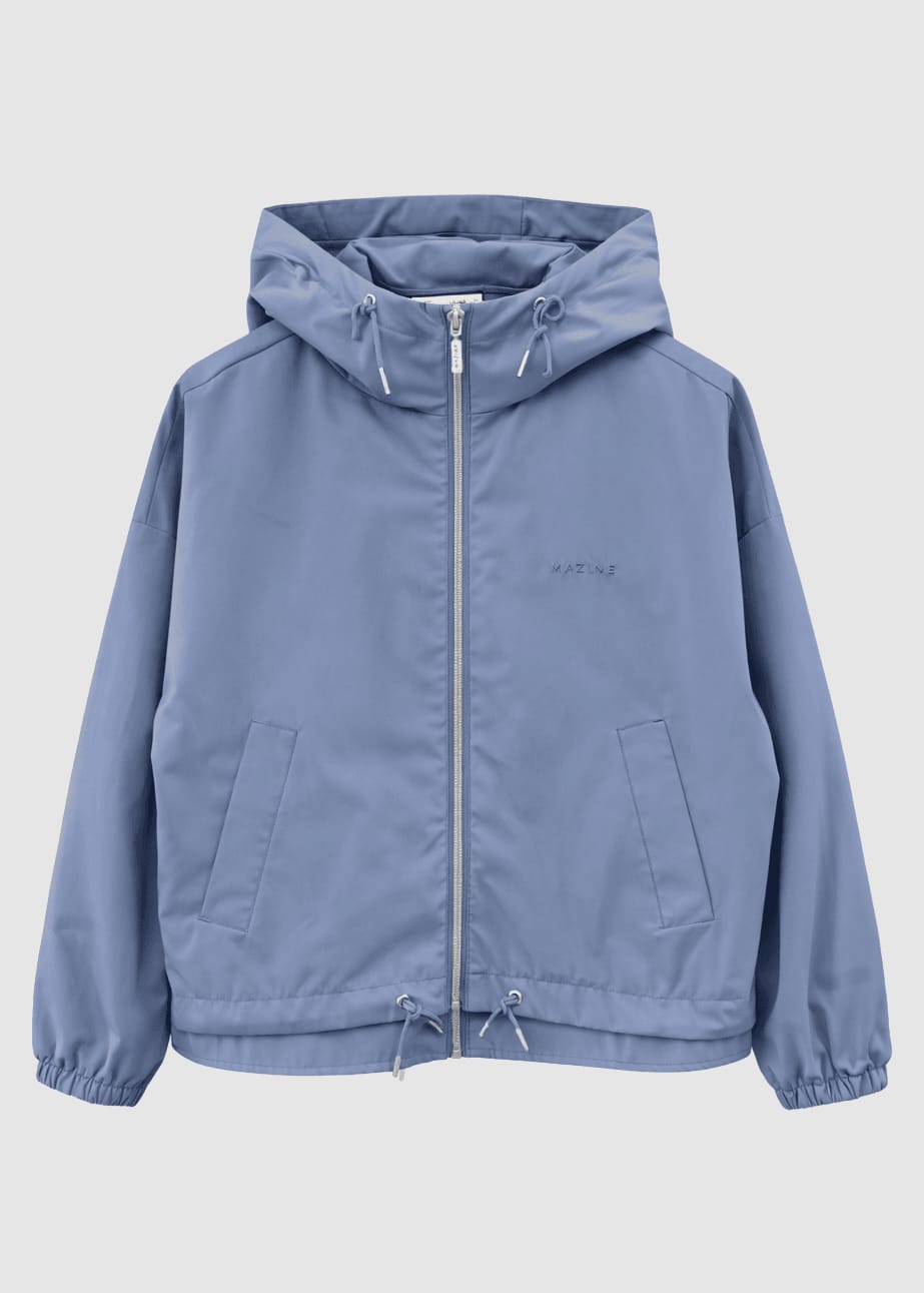 Layer Look Light Jacket Slate Blue