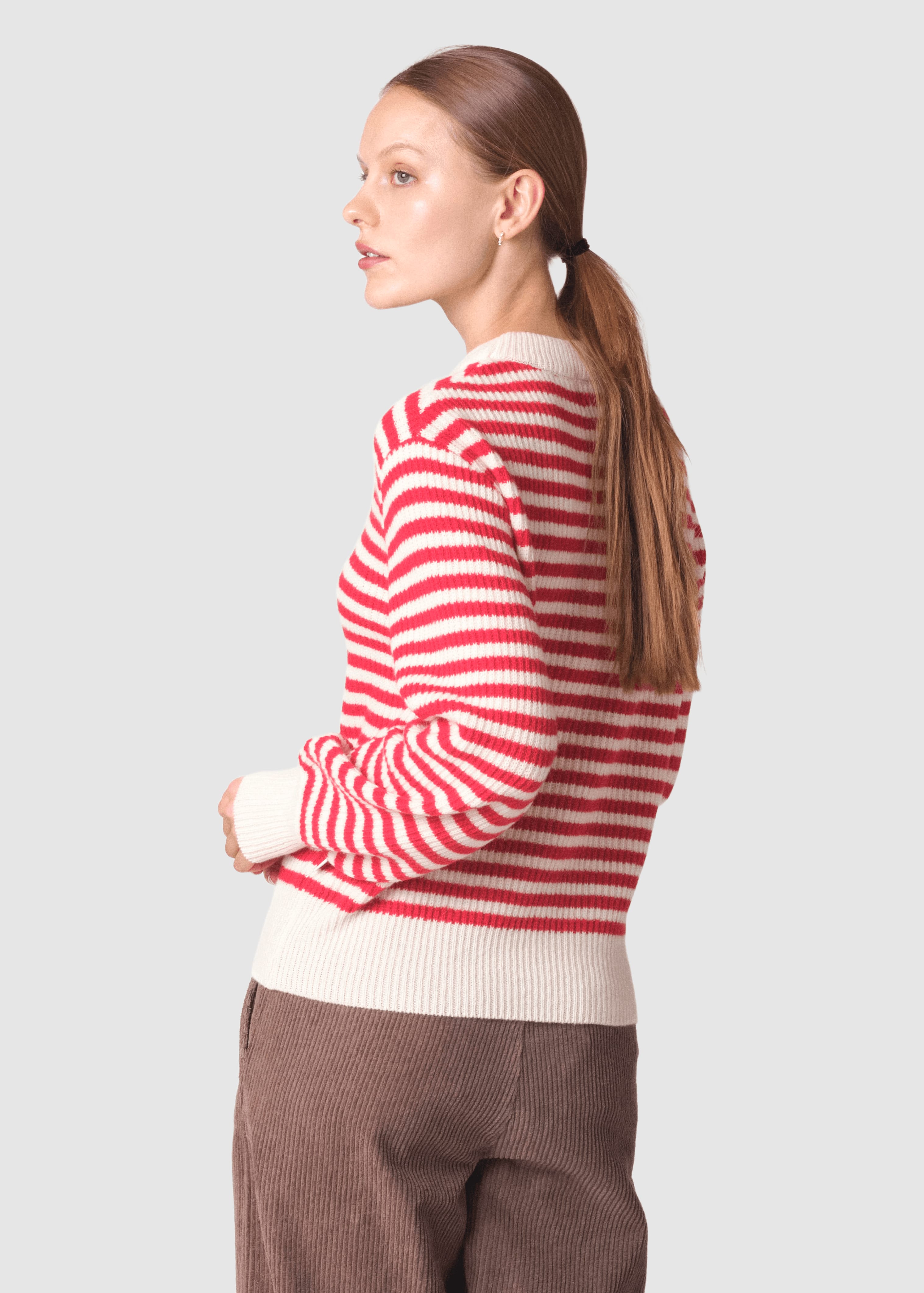 Gunilla Knit Cream/Red