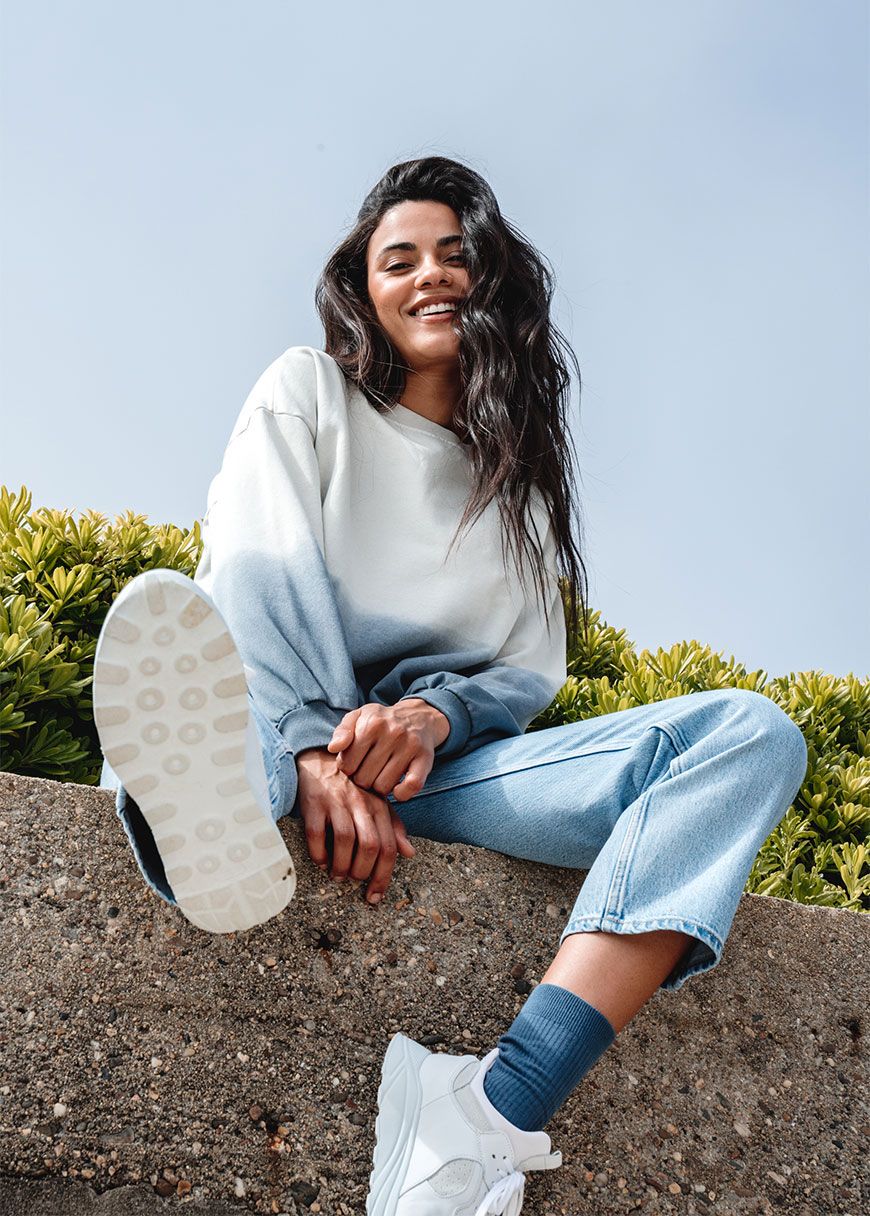 Sweatshirt Nerine Dip Dye Sweatshirt Nerine Dip Dye
