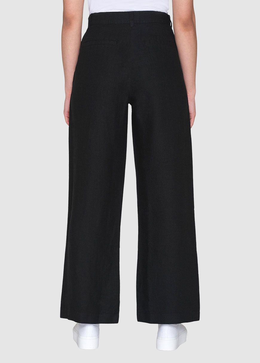 Posey Wide Mid-Rise Linen Pants Posey Wide Mid-Rise Linen Pants