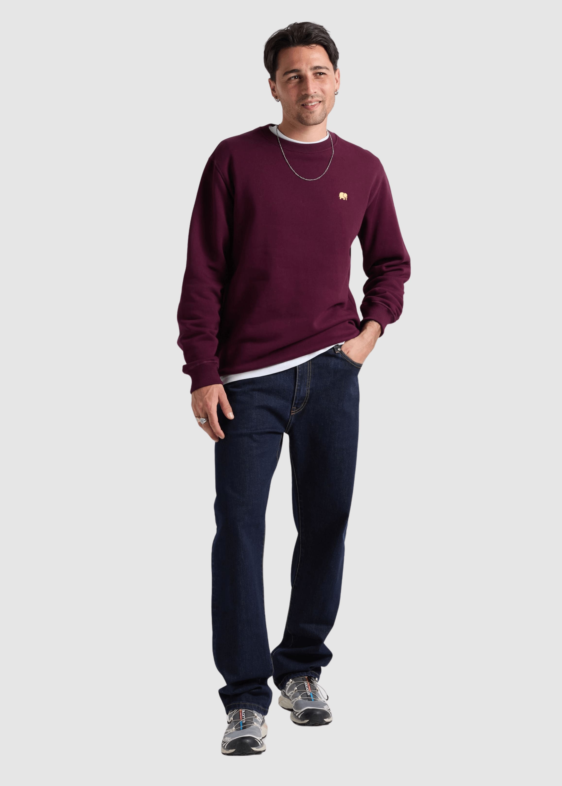 trendsplant-organic-essential-sweatshirt-wine-red-3.jpeg Organic Essential Sweatshirt Wine Red