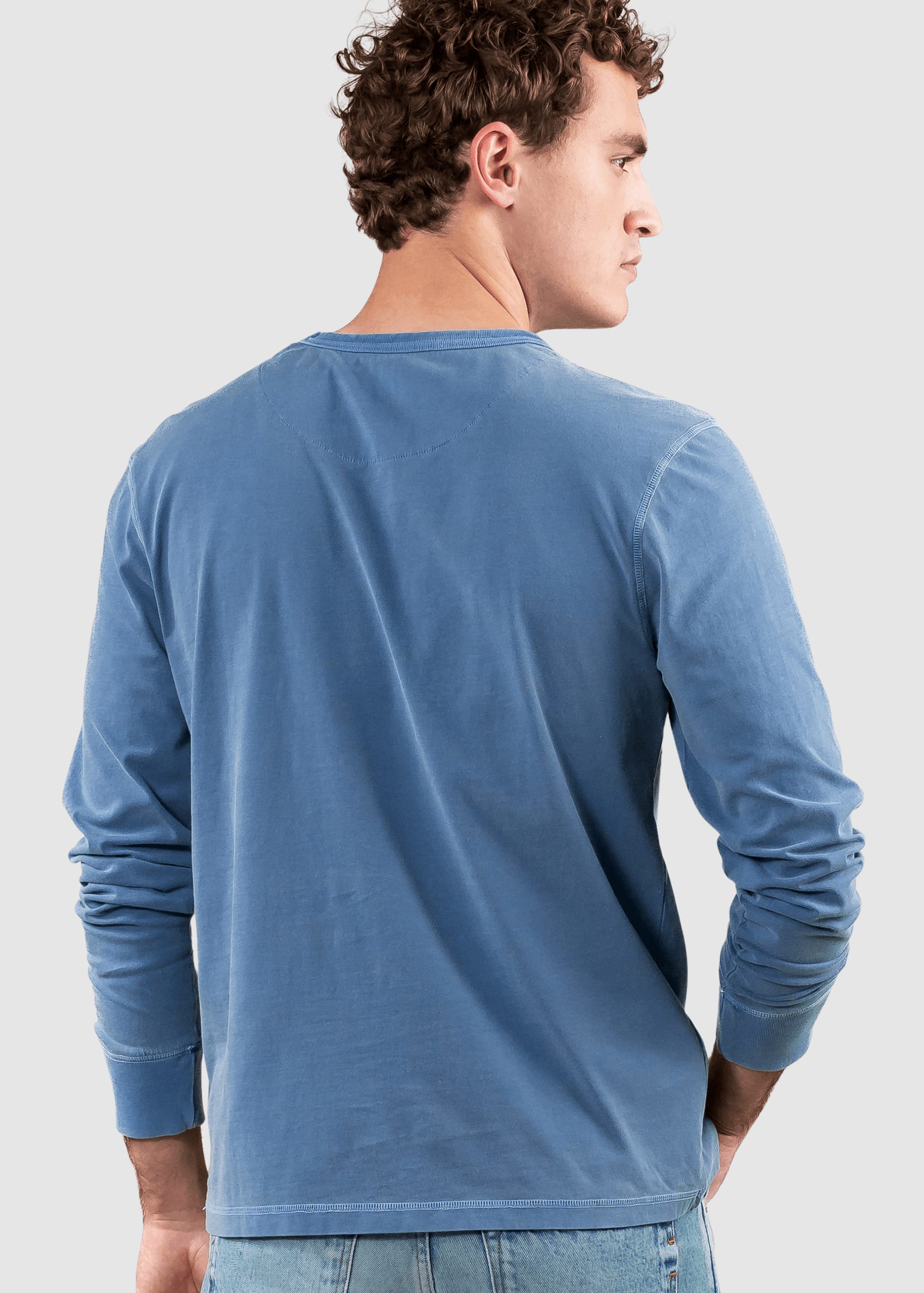 Mason Long Sleeve Steel Blue Mason Long Sleeve Steel Blue