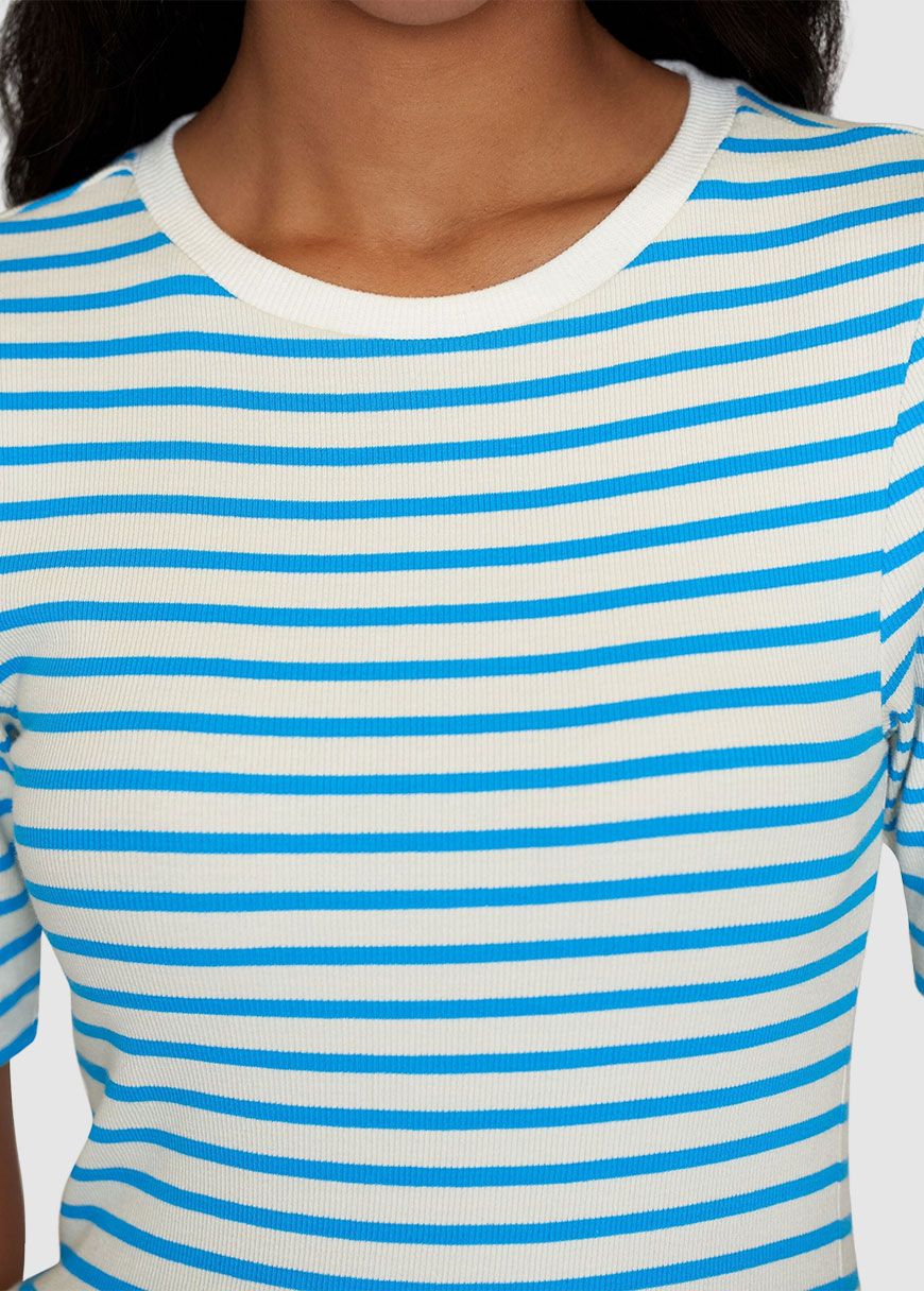 Striped Rib T-Shirt