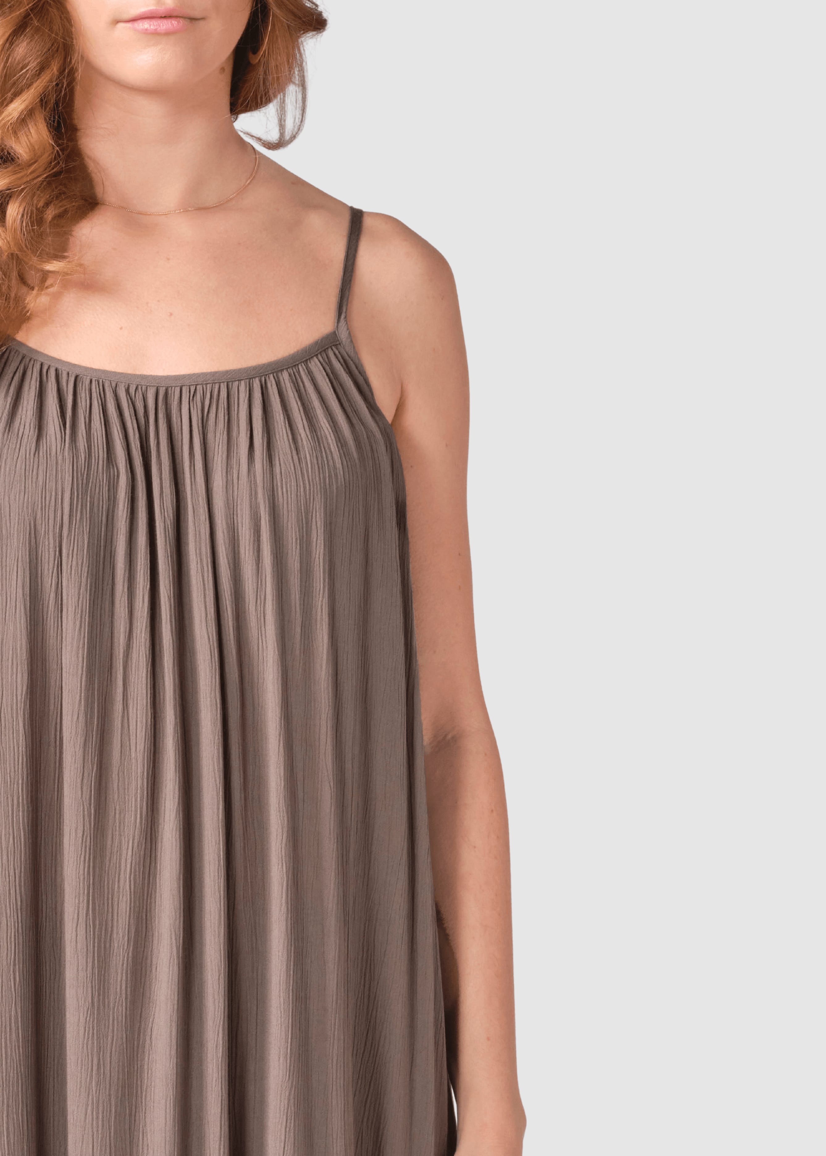 Flora Dress Taupe