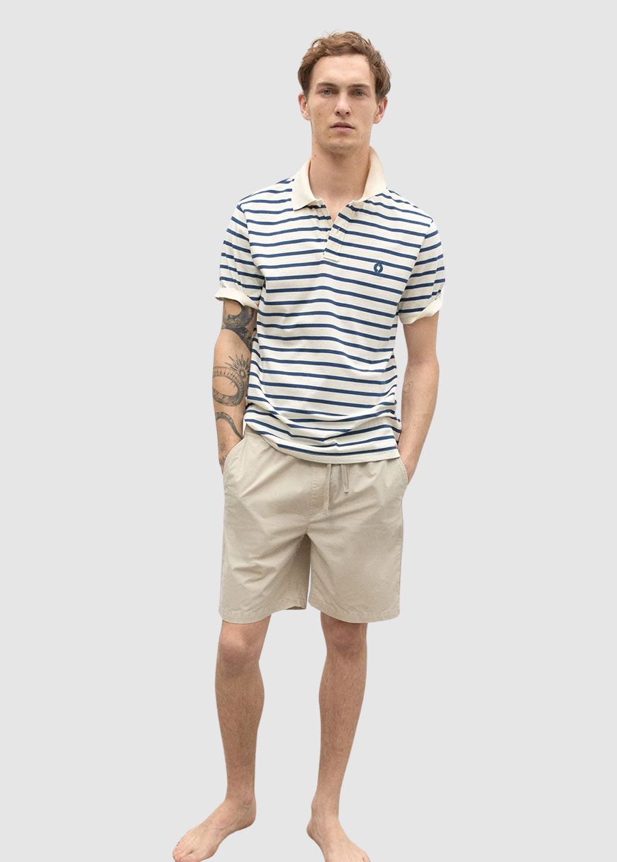 Stripesalf Polo Man