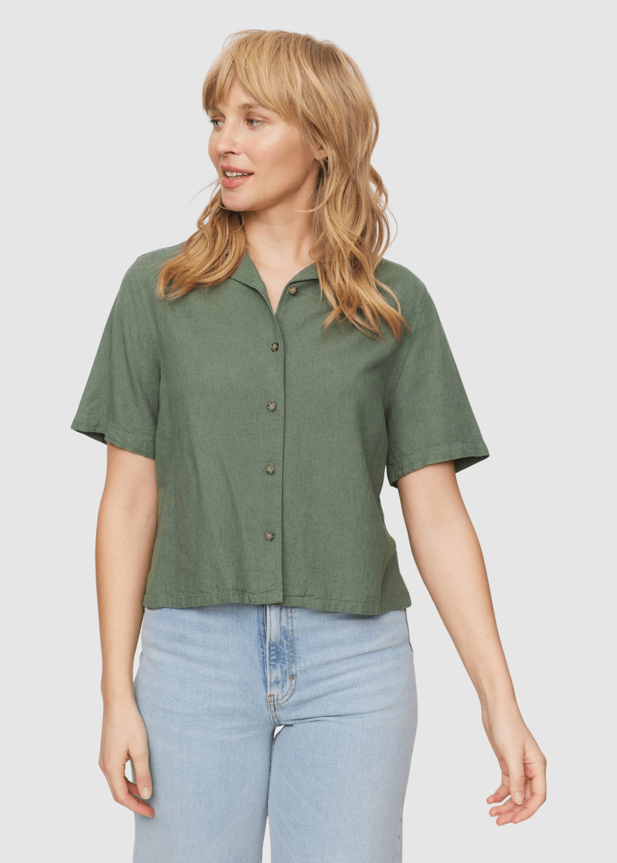 Blouse Camellia Khaki Blouse Camellia Khaki