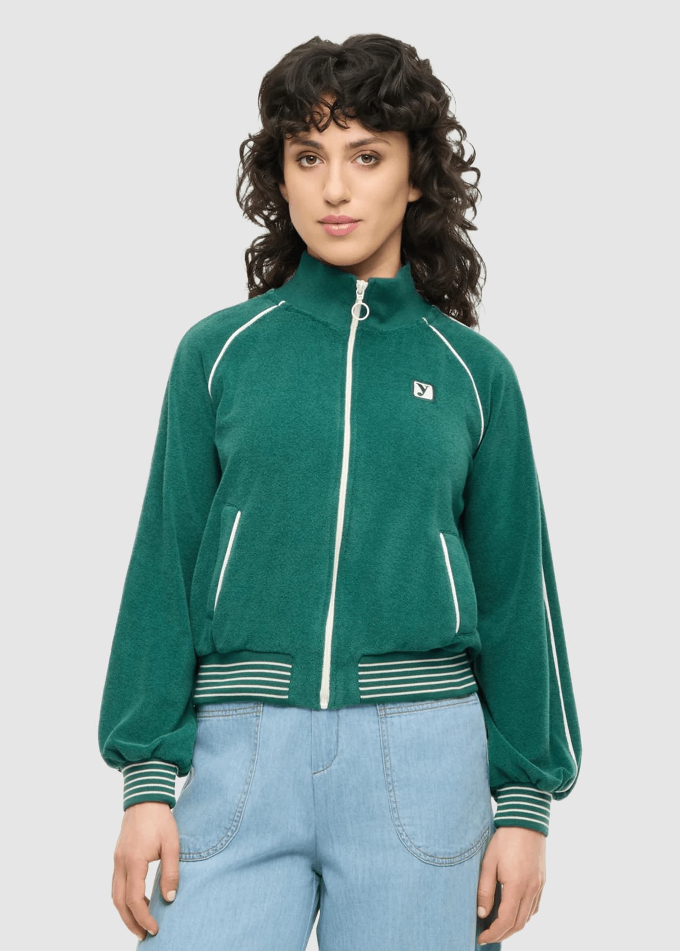 Retro Rally College Jacket Green Retro Rally College Jacket Green