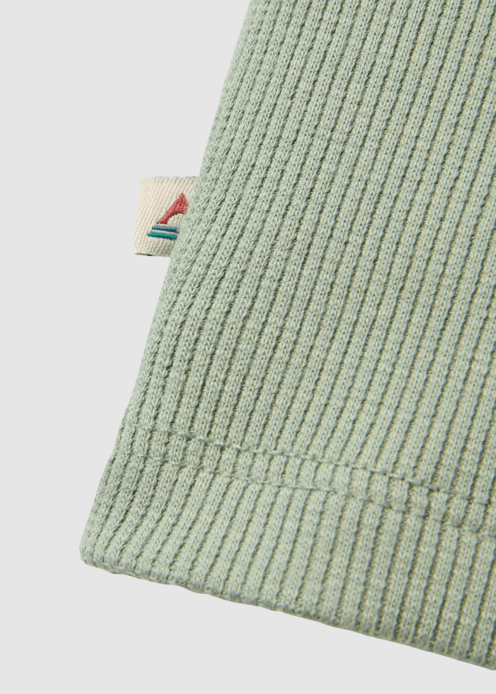 Out There Ribbed Vest Pistachio