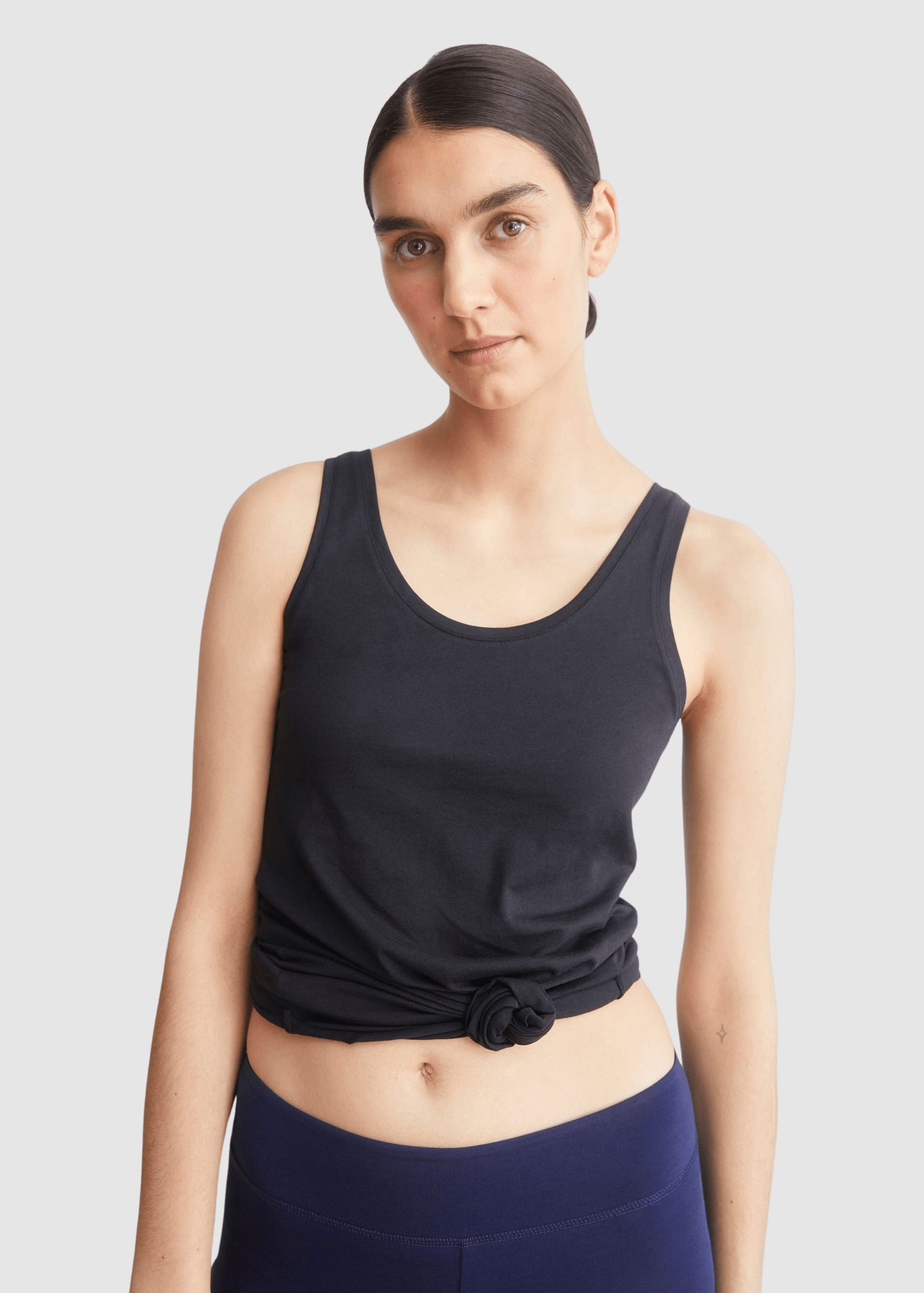 Single Jersey Top Black Single Jersey Top Black