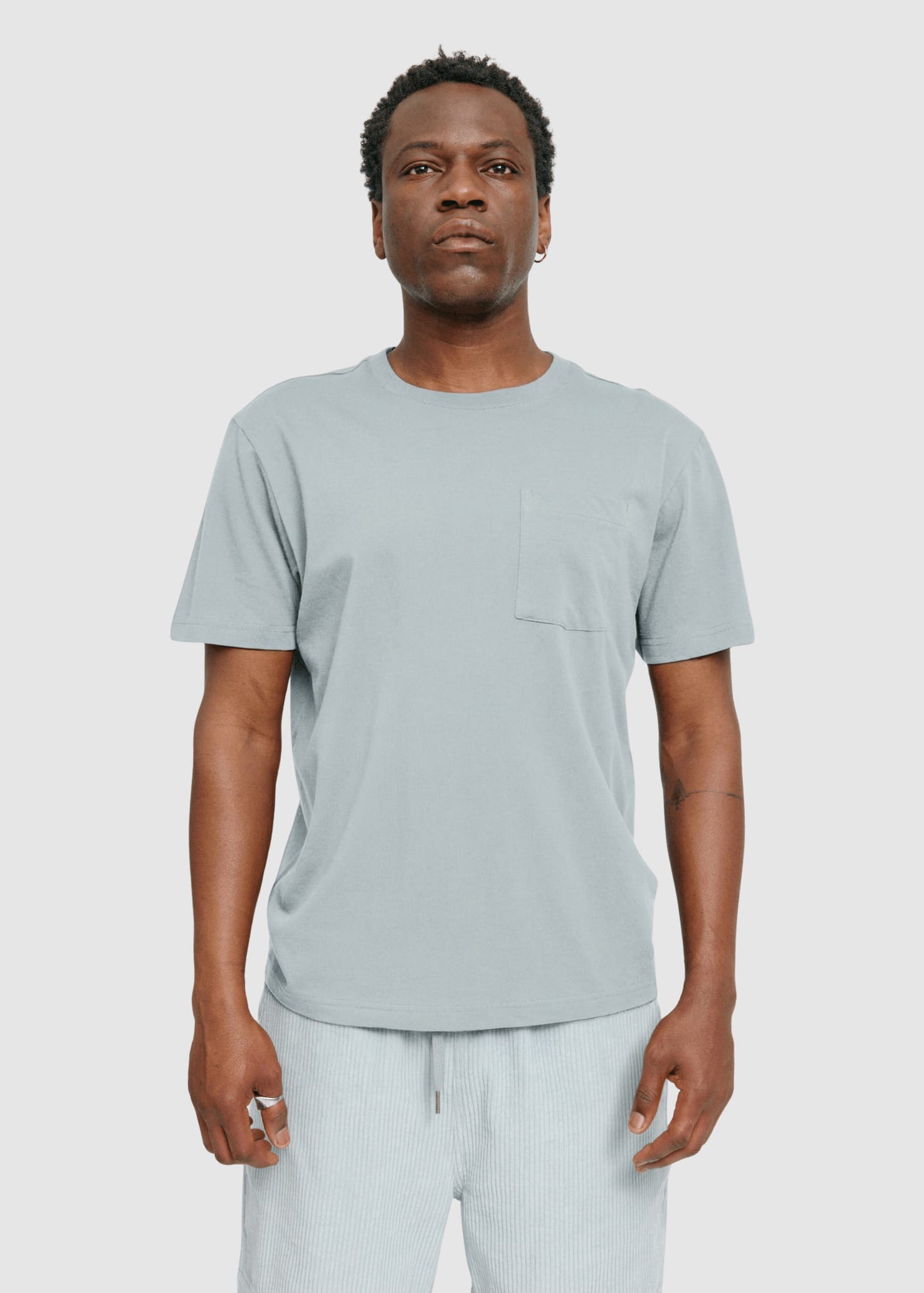 Chest Pocket T-Shirt Ice Blue Chest Pocket T-Shirt Ice Blue
