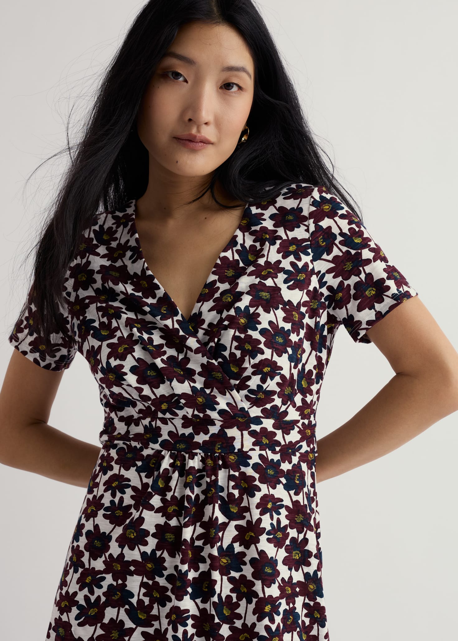 Chapelle Dress Inked Cosmos Chalk