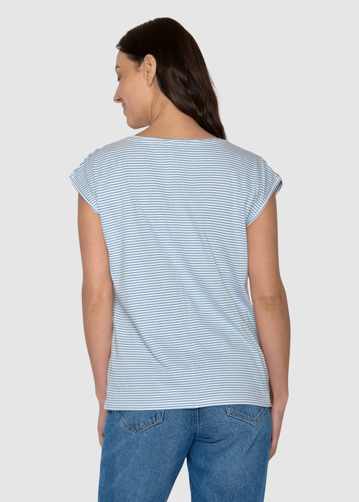 Basic Timid Shirts Glacier Stripes