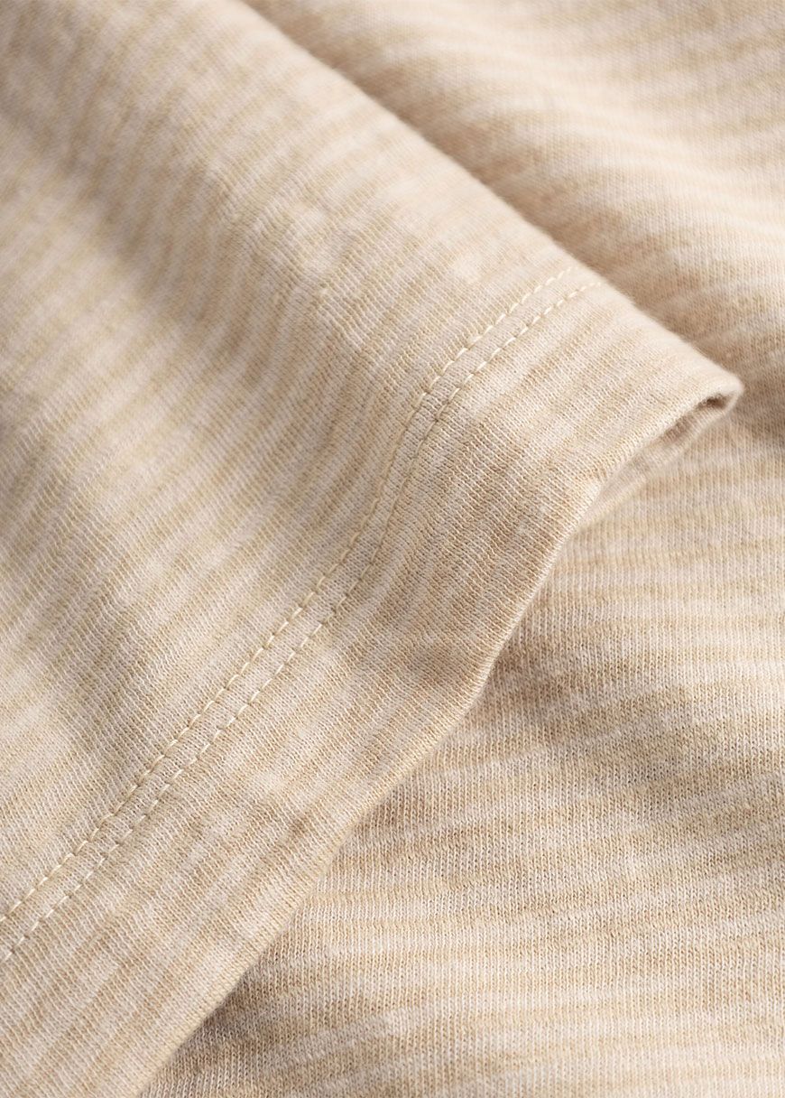 Narrow Striped Slub T-Shirt Narrow Striped Slub T-Shirt