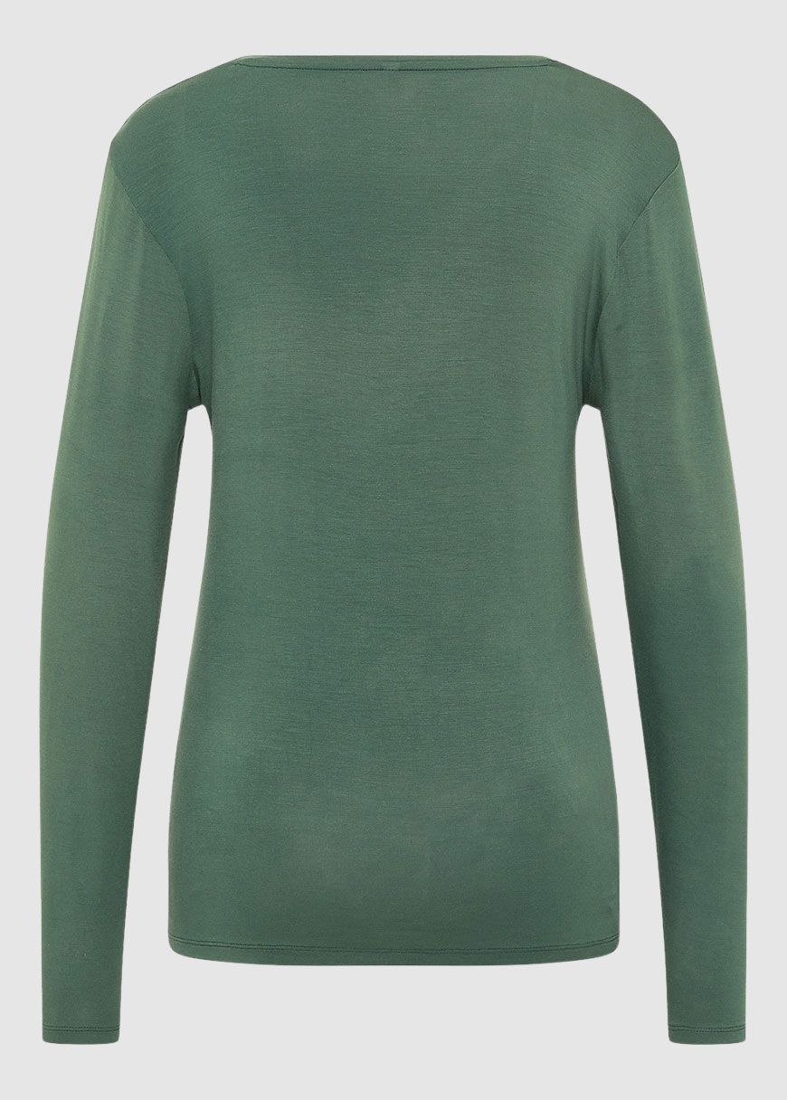 Langärmeliges Tencel-Shirt Langärmeliges Tencel-Shirt