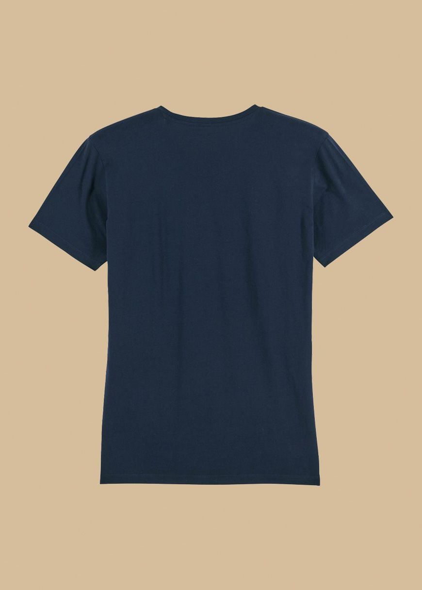 GXB-STTM562-FRENCHNAVY-06.jpg V-Neck T-Shirt Man French Navy