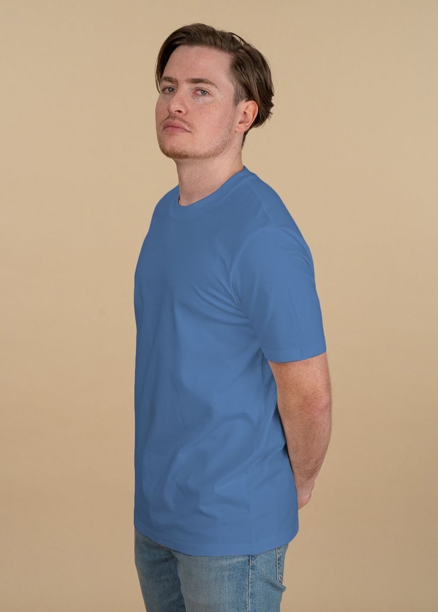 GXB-STTU169-BRIGHTBLUE-02.jpg Classic T-Shirt Man Bright Blue