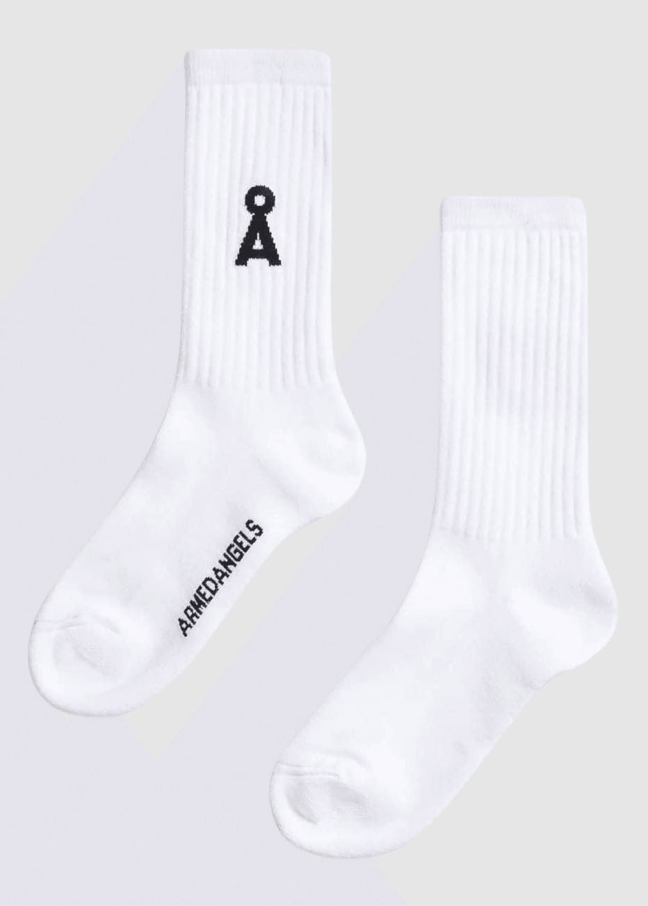 Saamus Bold Socks W White Saamus Bold Socks W White