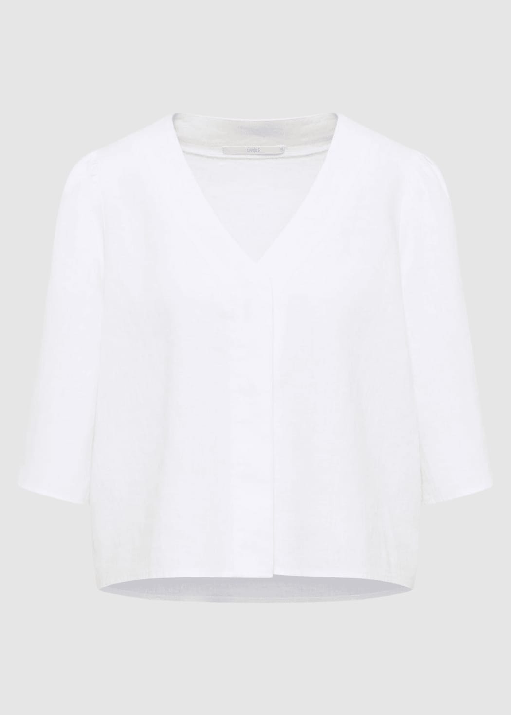 3/4 Arm Bluse Bright White