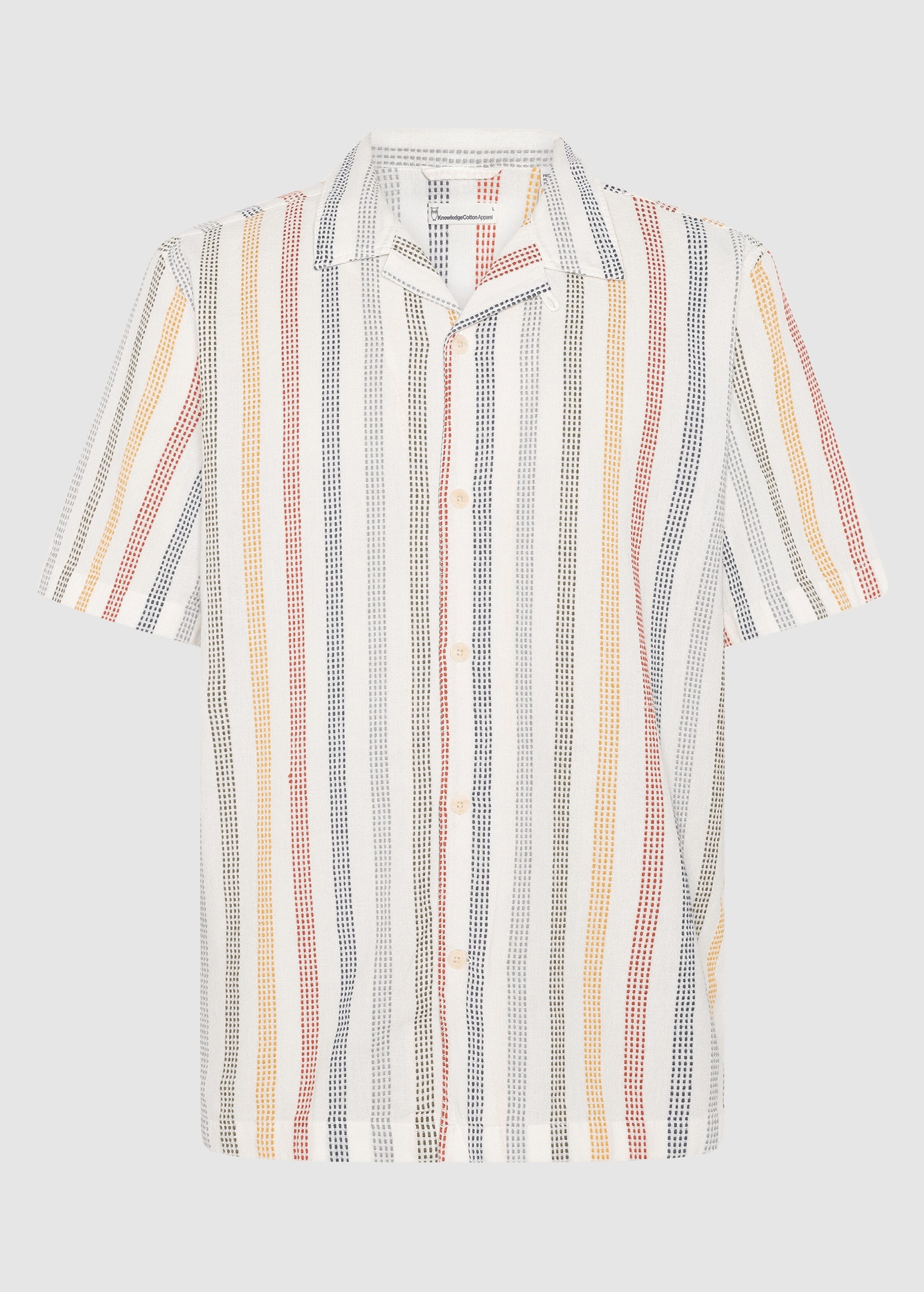 Relaxed Stripe Short Sleeve Shirt Multi Color Stripe Relaxed Stripe Short Sleeve Shirt Multi Color Stripe