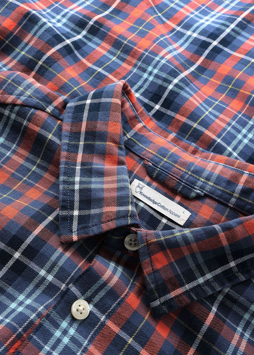 Regular Fit Small Checked Flannel Shirt
