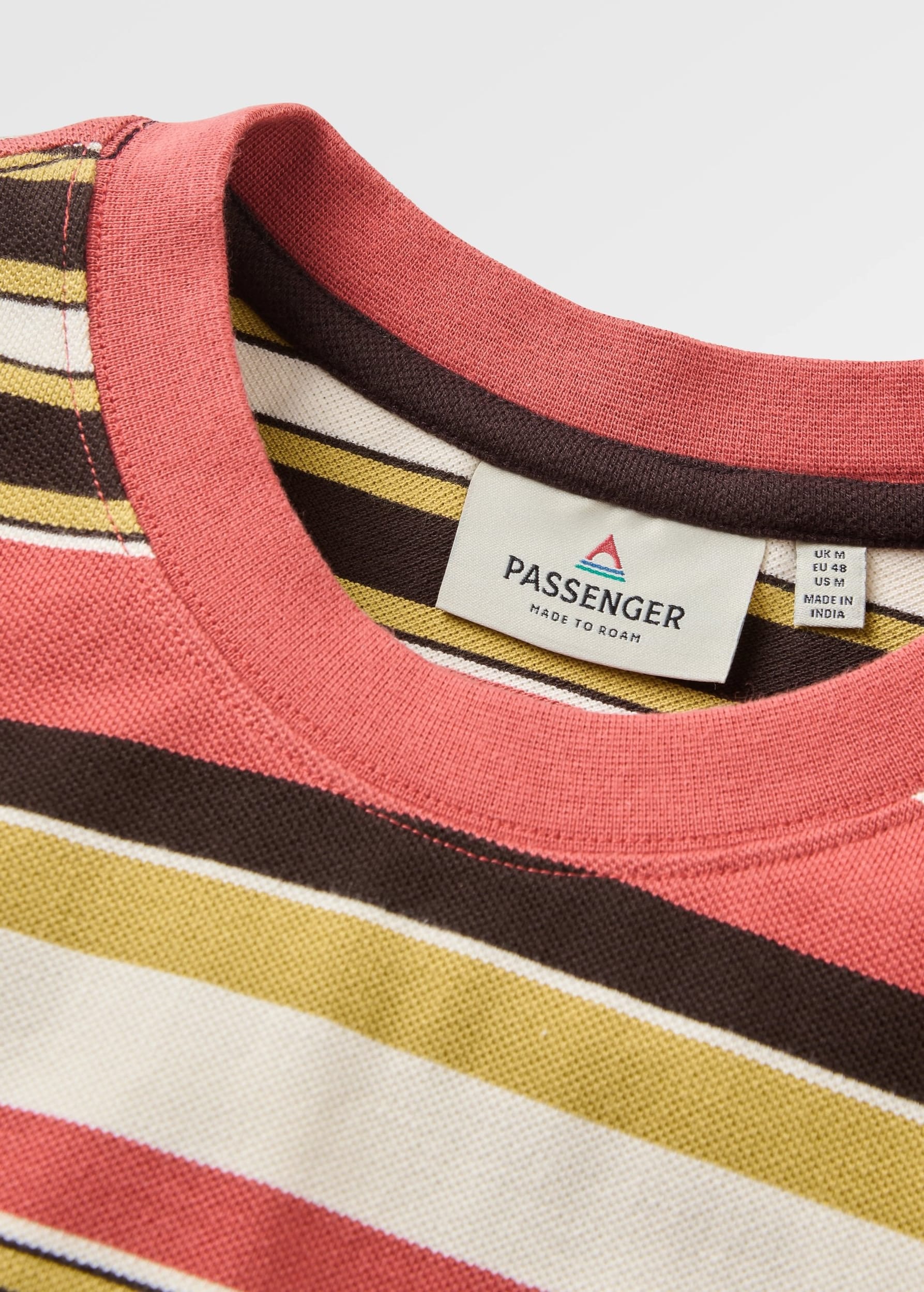 Wild Pine Relaxed Fit Stripe T-Shirt Redwood Multi Stripe Wild Pine Relaxed Fit Stripe T-Shirt Redwood Multi Stripe