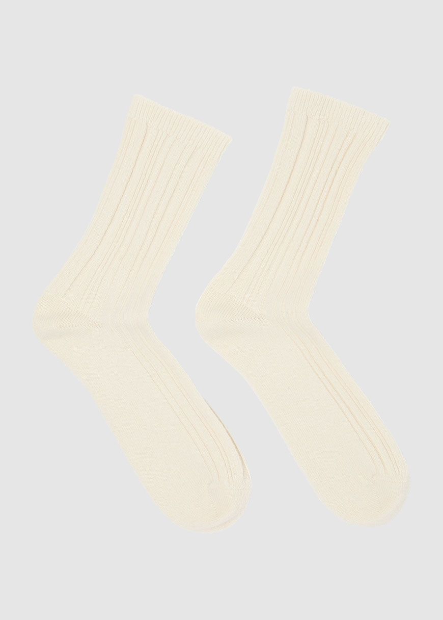 Rippenstrick-Socken