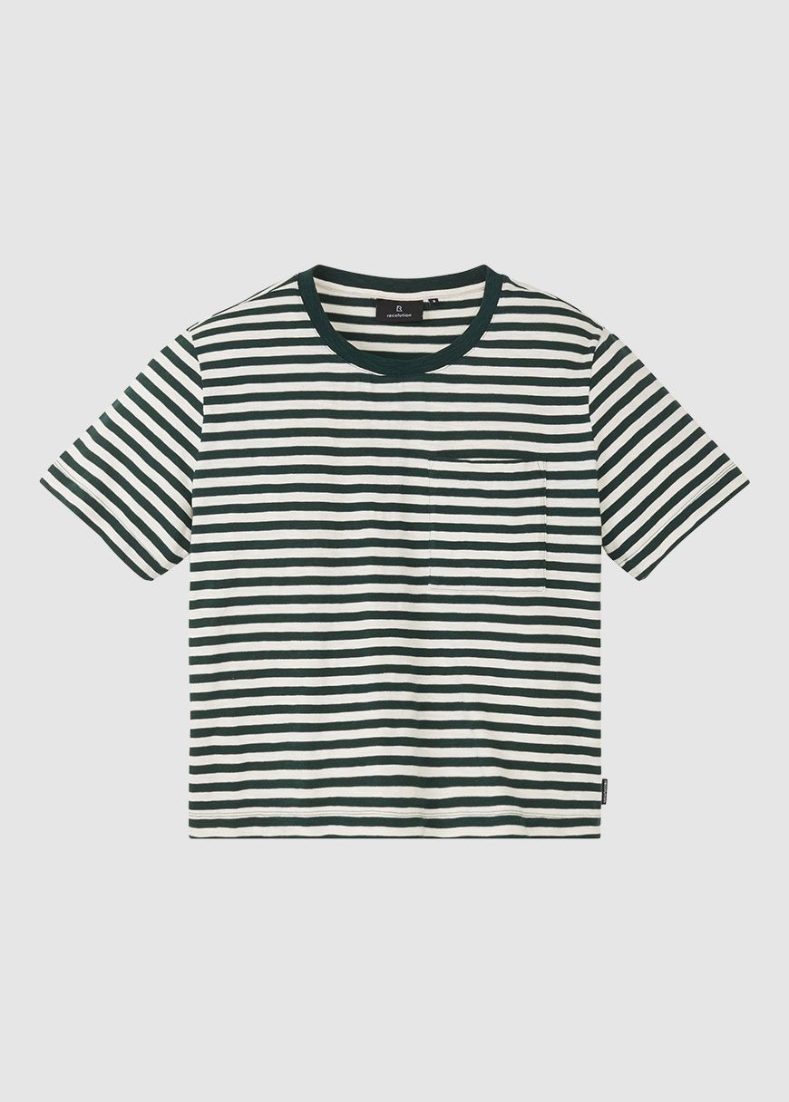 T-Shirt Waterlily Stripes T-Shirt Waterlily Stripes