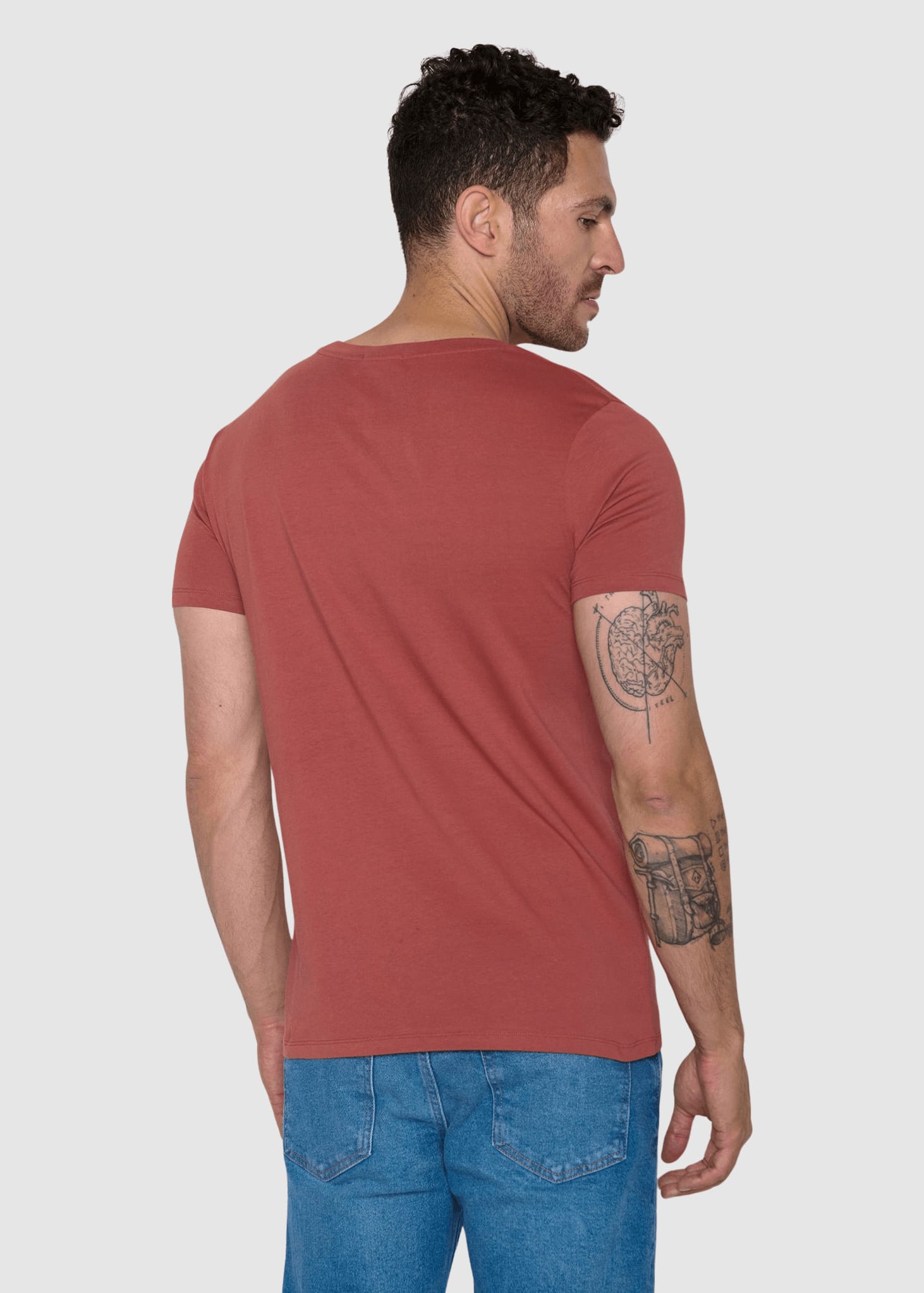 Bike Jacques Guide T-Shirt Sunset Red