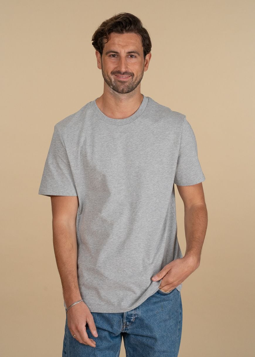 GXB-STTU169-HEATHERGREY-01.jpg Classic T-Shirt Man Heather Grey