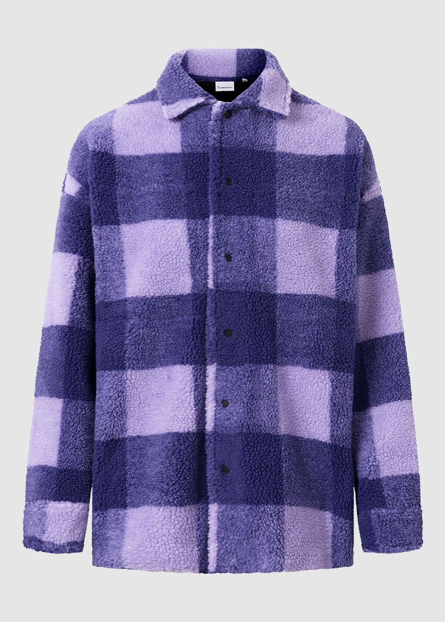 Checked Teddy Overshirt Checked Teddy Overshirt