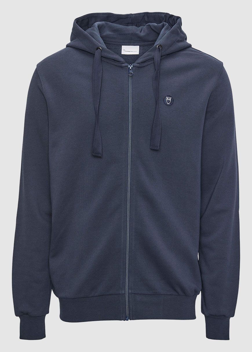 Zip Hood Basic Badge Sweat Zip Hood Basic Badge Sweat
