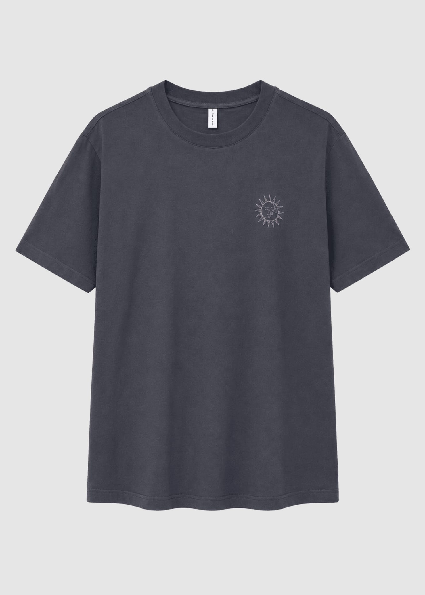 Chest Print T-Shirt Obsidian