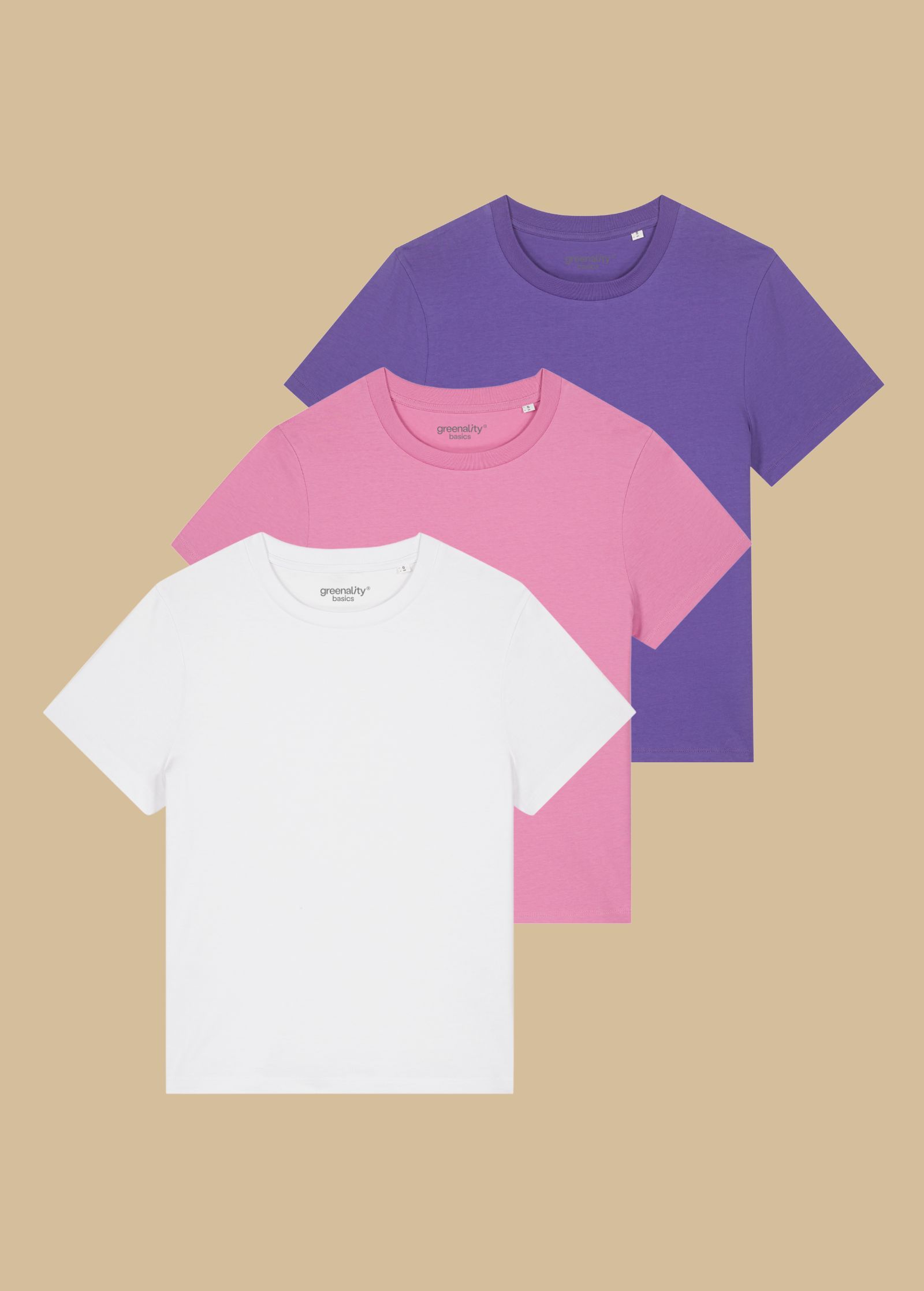 Classic T-Shirt Woman 3er Pack Mix 2