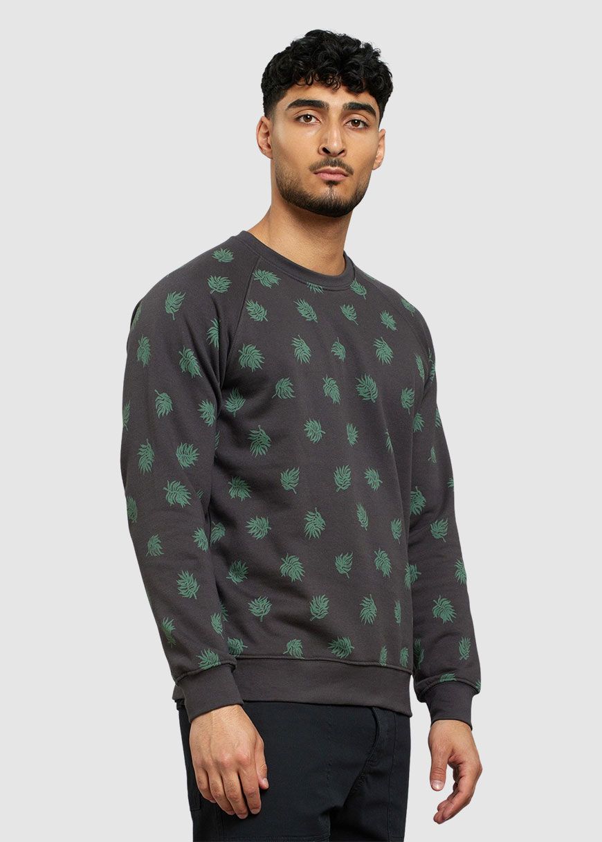 Sweatshirt Malmoe Leaf AOP Sweatshirt Malmoe Leaf AOP