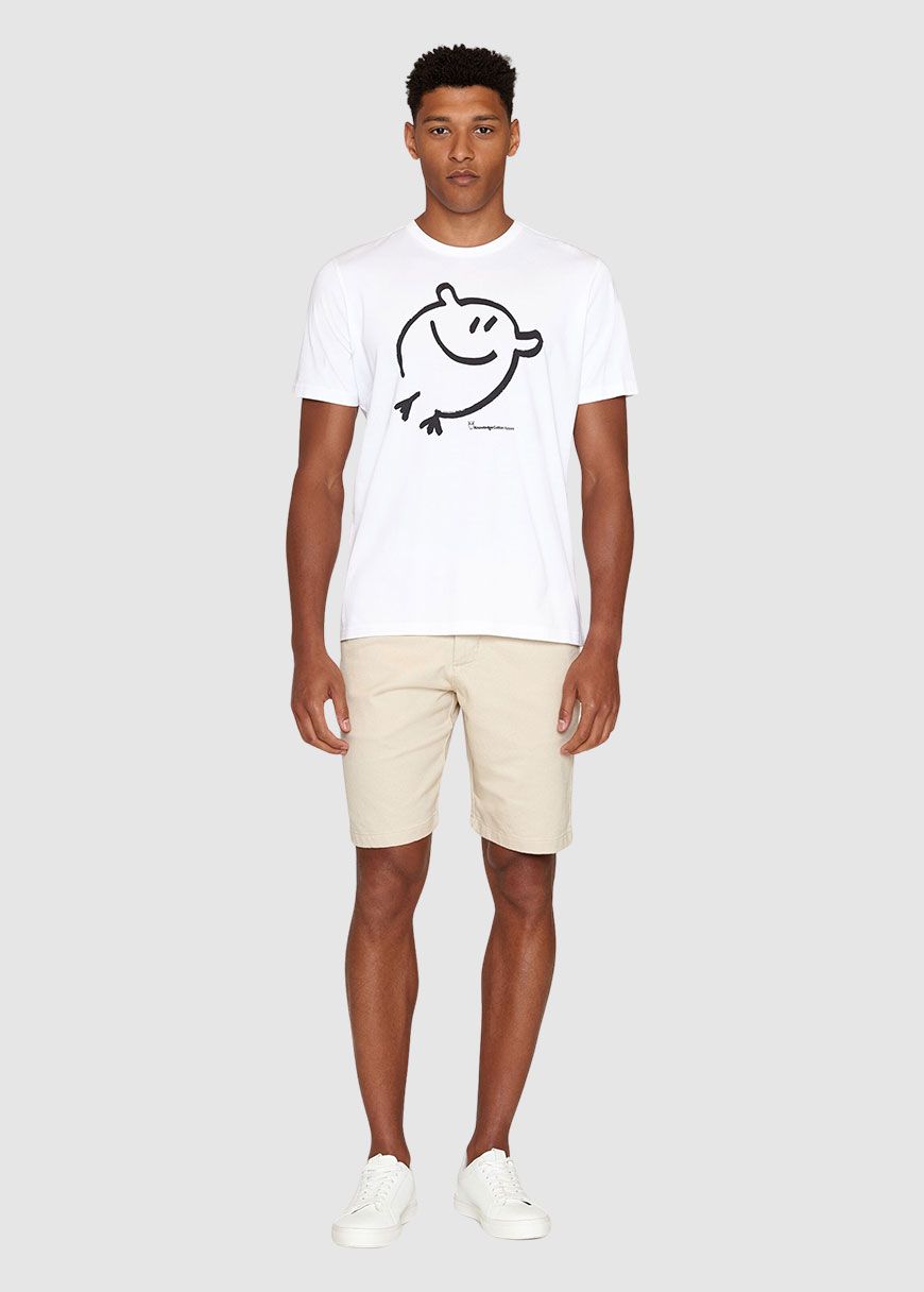 Regular Short Sleeve Heavy Single Smile T-Shirt Regular Short Sleeve Heavy Single Smile T-Shirt
