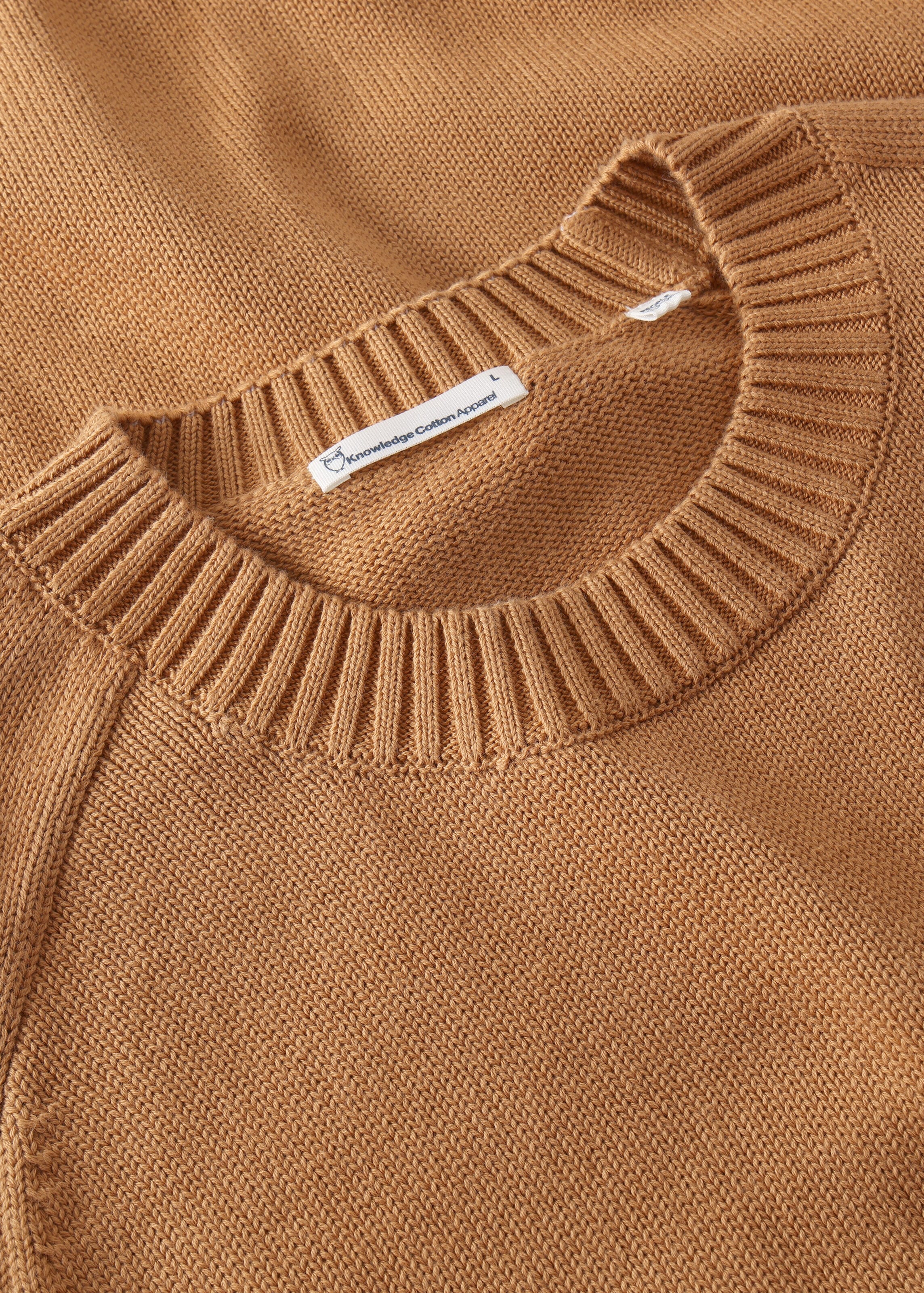 knowledge-cotton-apparel-crew-neck-sweater-lion-3.jpeg Crew Neck Sweater Lion