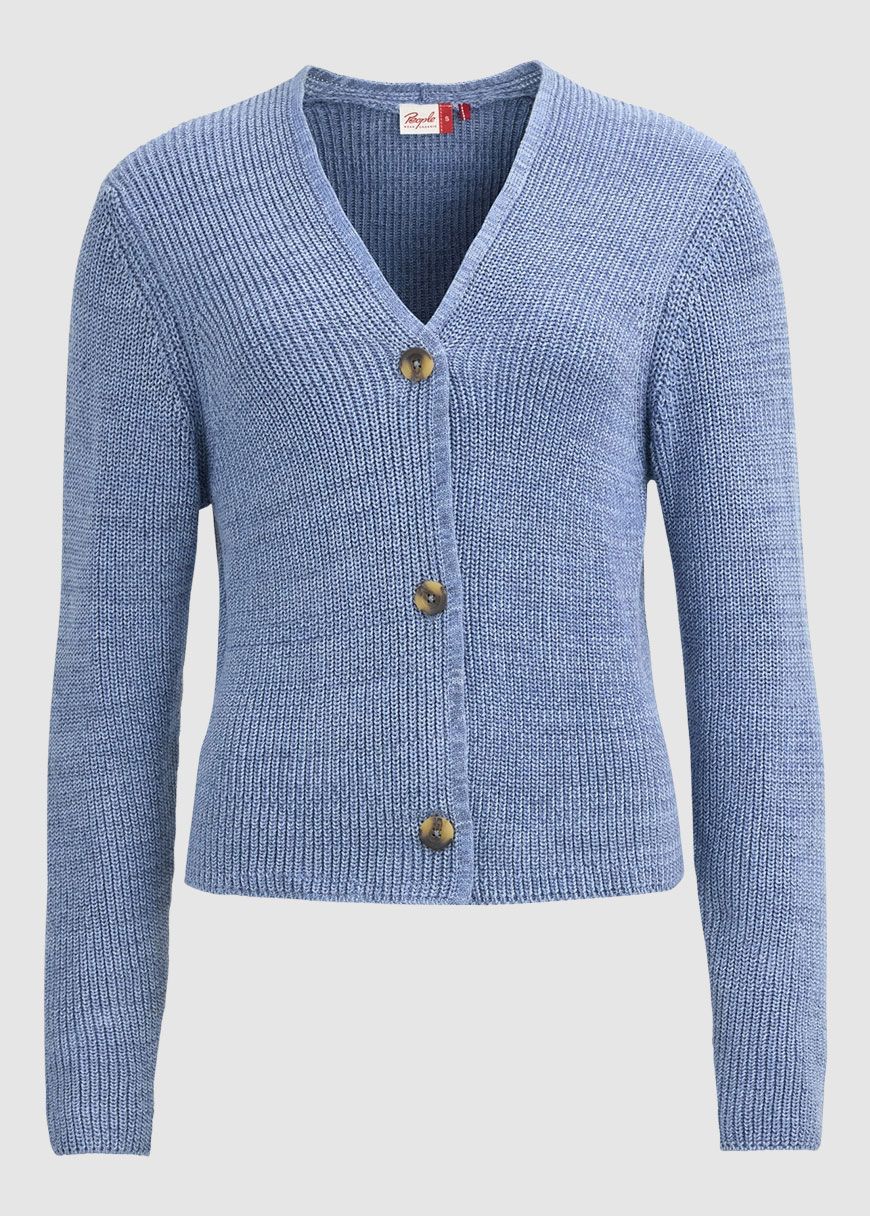 Rippstrick Strickjacke