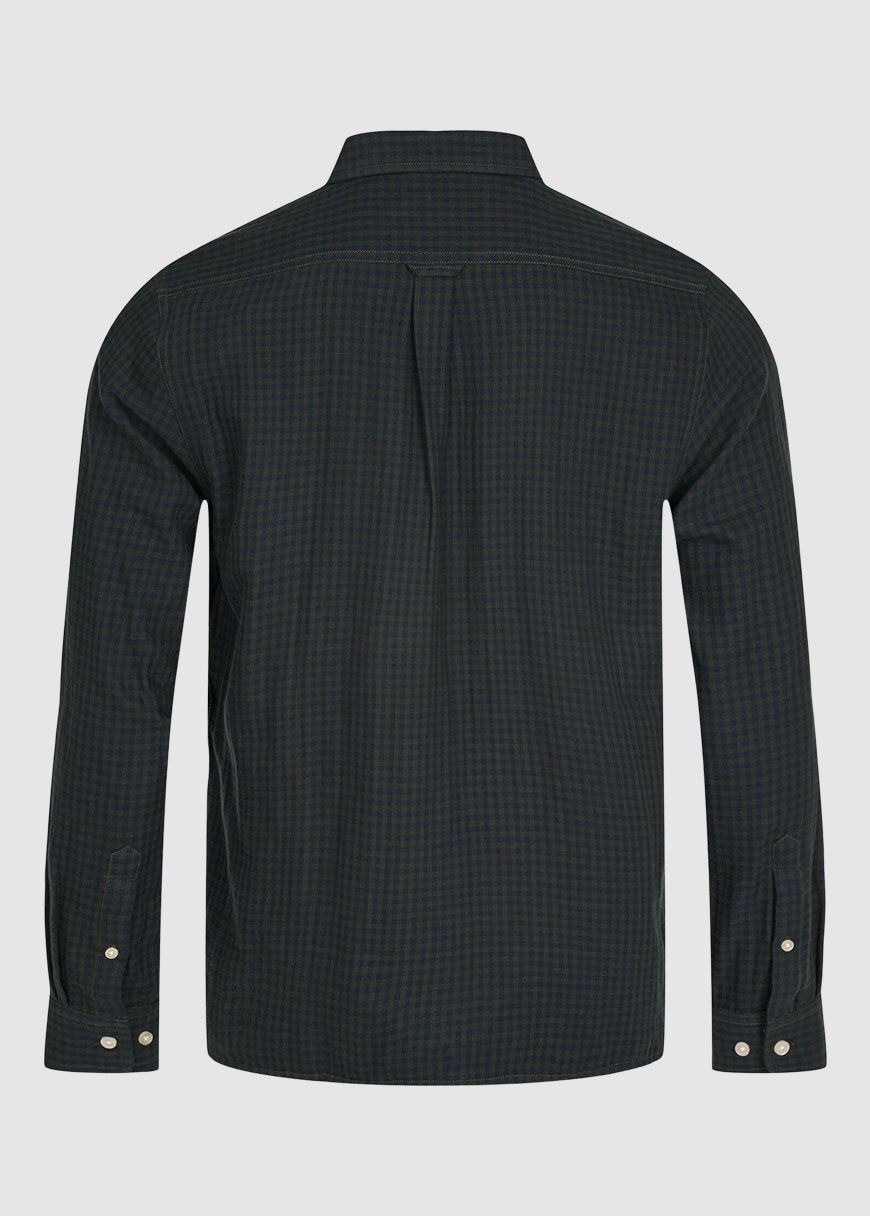 Regular Fit Double Layer Checkered Shirt Regular Fit Double Layer Checkered Shirt