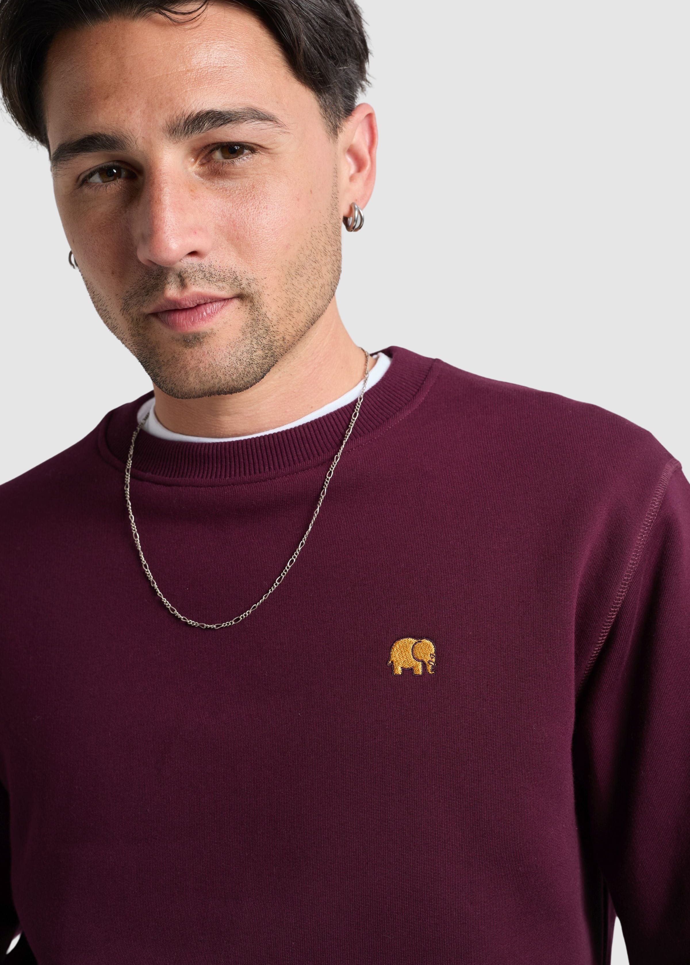 trendsplant-organic-essential-sweatshirt-wine-red-2.jpeg Organic Essential Sweatshirt Wine Red