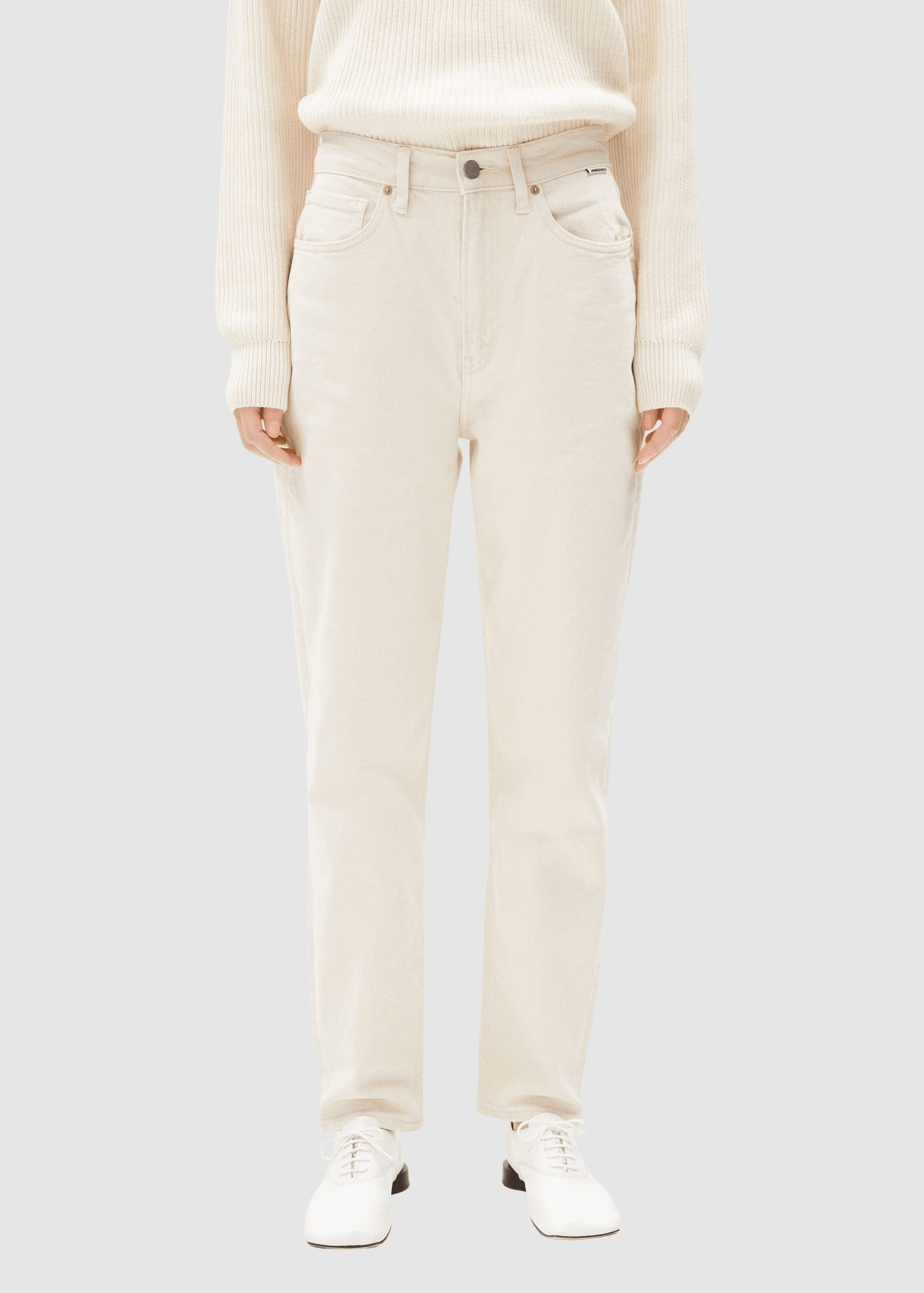 Mairaa High Waist Mom Jean Undyed