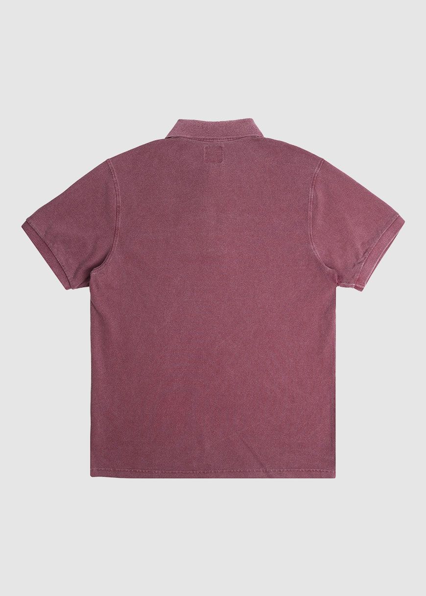 Organic Pigment Dyed Polo Shirt