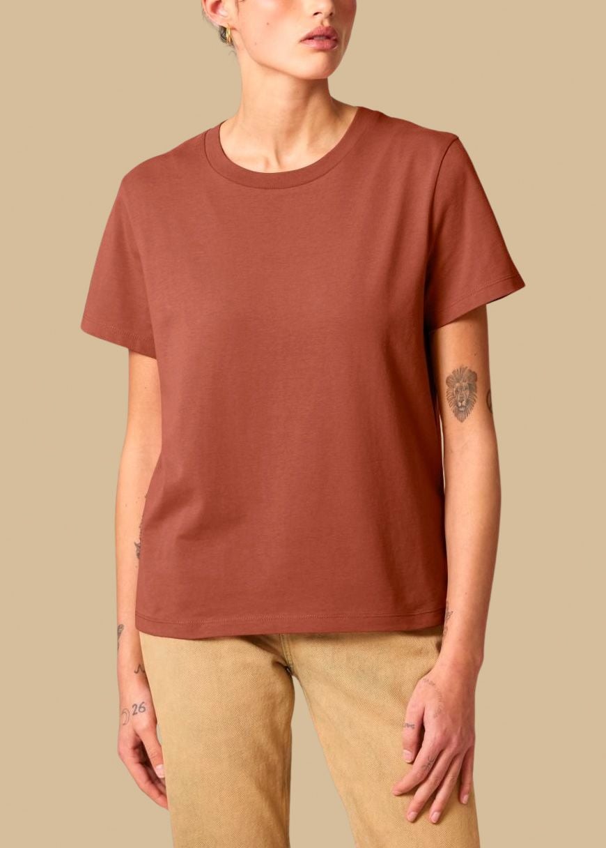 GXB-STTW172-HERITAGEBROWN-05.jpg Classic T-Shirt Woman Heritage Brown