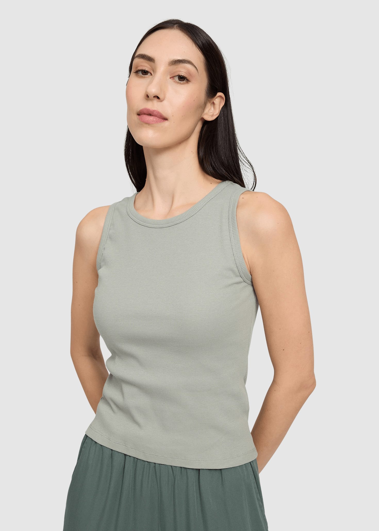 Basic Tanktop Eucalyptus