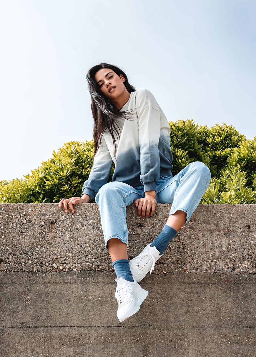Sweatshirt Nerine Dip Dye Sweatshirt Nerine Dip Dye