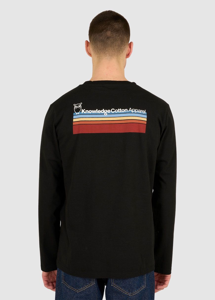 Knowledge Back Print Long Sleeve T-Shirt